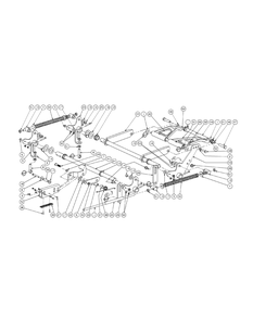 Lift Assembly (2009) Diagram and Parts List for M48-KH 53AH8CT2050-25HP Cub Cadet Lawn Tractor